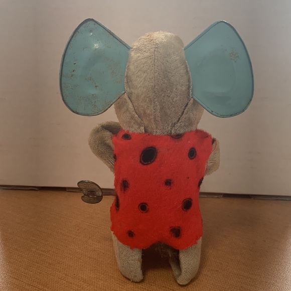 Vintage Mechanical Wind Up Drum
Playing Elephant / Japan Toy
Works - Picture 4 of 8